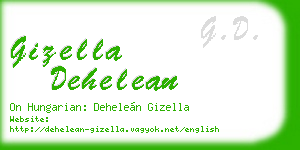 gizella dehelean business card